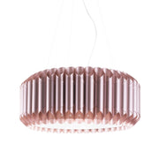 Sospensione Pink Metal in Metallo Cromato Cm. 60 x 31h
