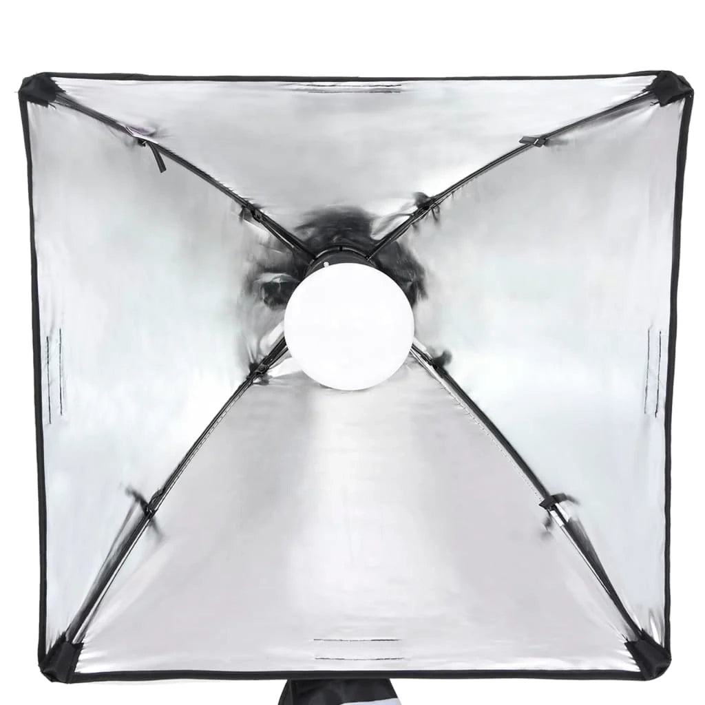 Kit di illuminazione da studio con treppiede e softbox bianco 02_0042391