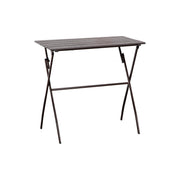 TAVOLO PIEGHEVOLE CON FINITURA EFFETTO LEGNO MARRONE, CASACOLLECTION