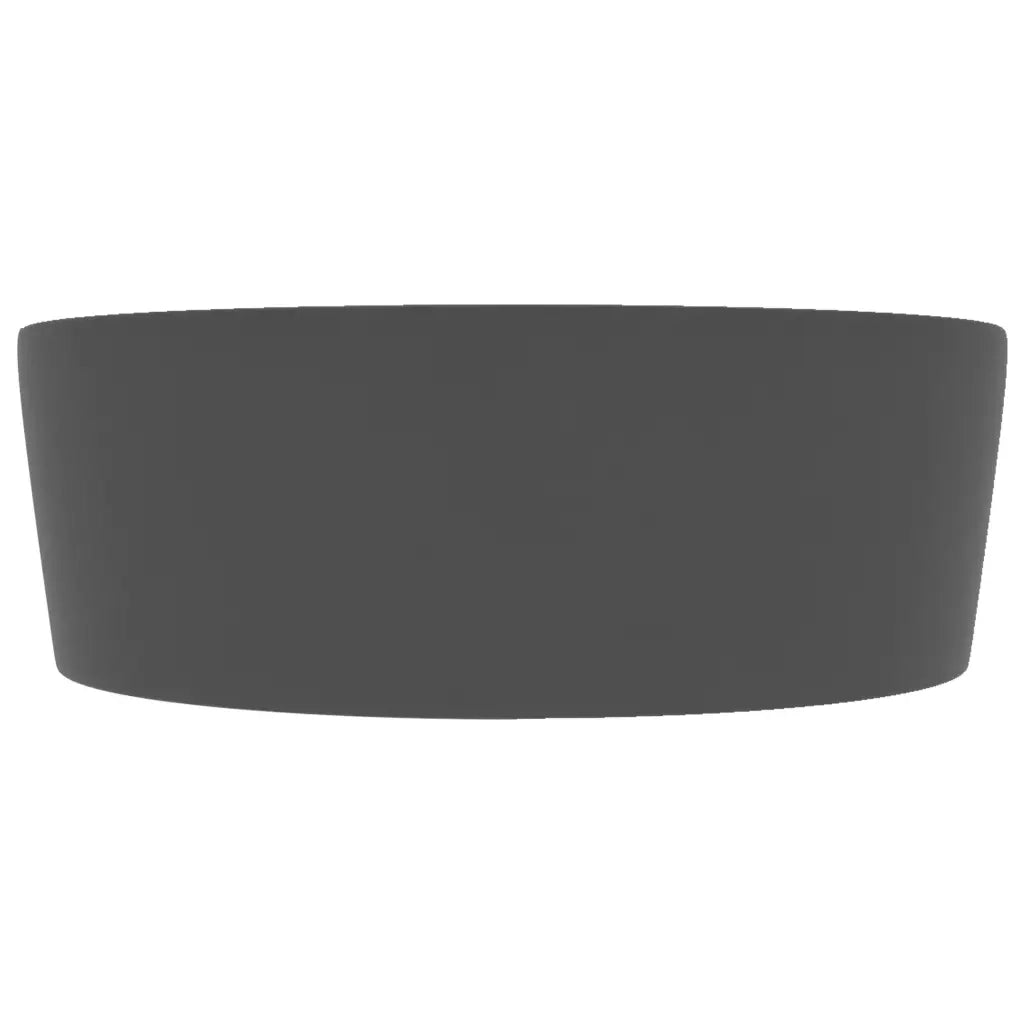 Lavandino con Troppopieno Grigio Scuro Opaco 36x13 cm Ceramica cod mxl 45240