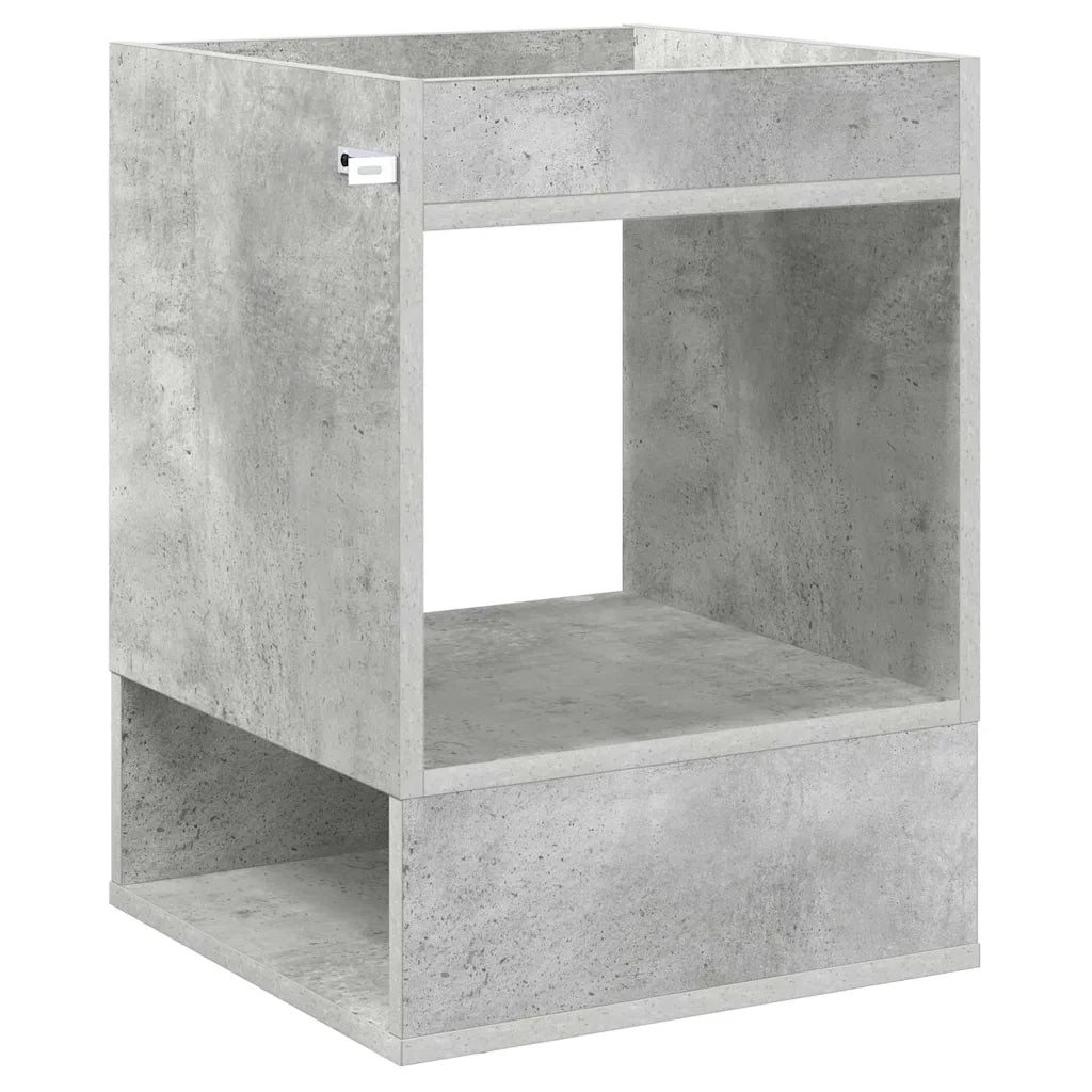 Tavolino Grigio cemento 40 x 40 x 56 cm Legno ingegnerizzato 890950