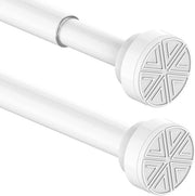 Telaio per tenda in acciaio inox flessibile 185-250cm - Antiscivolo - Senza perforazione - Resistente - Adattabile - Telaio per tenda