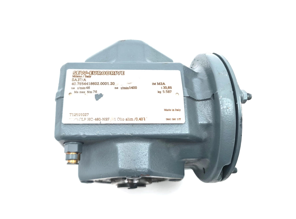 Riduttore a Vite Senza Fine SEW-EURODRIVE SA37/A – M2A 46/1400 rpm T12501027