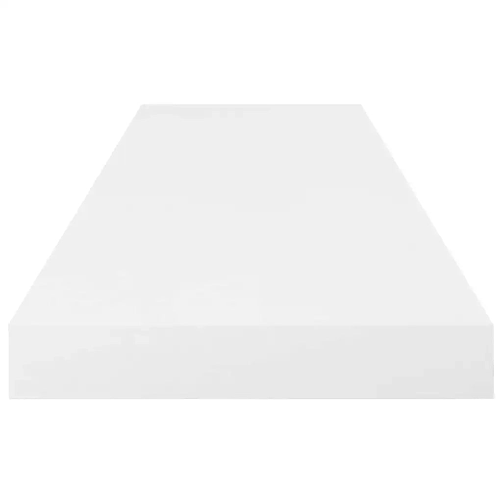 Scaffale a Parete Bianco Lucido 80x23,5x3,8 cm in MDF cod mxl 33219