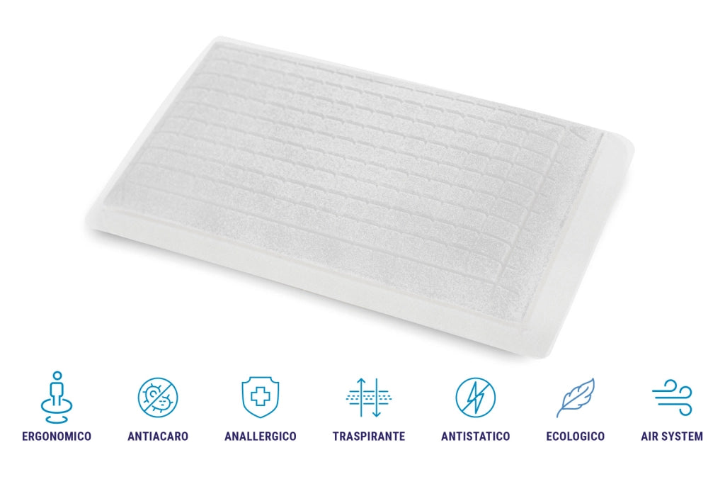 Cuscino MyCeramic in Memory Foam con Sfere di MyCeramic Termoregolanti