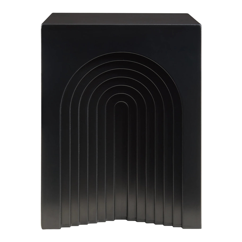 Tavolino laterale 45 x 35 x 35 cm nero opaco 03_0010910