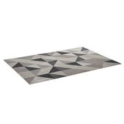 Tappeto Moderno Velluto Geometrico ¨C Zephmum ¨C Grigio 230x160 cm