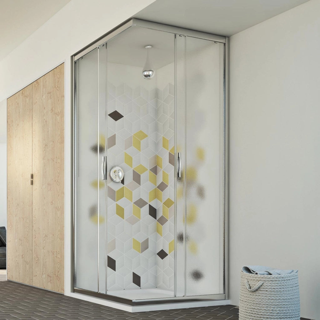 Box doccia 72x120CM H198 stampato C mod. Evolution