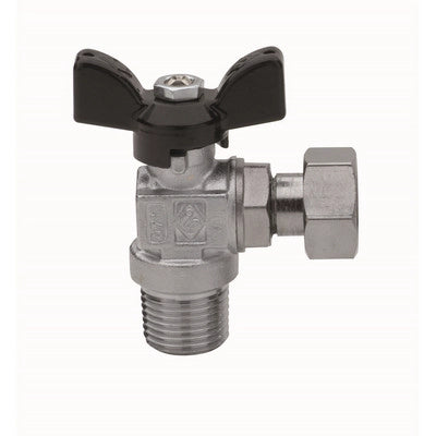 VALVOLA A SFERA A SQUADRA FILETTATURA MASCHIO CON GIRELLO- 3/4 x 3/4  DN 20  PN 30- RB- pezzi 1