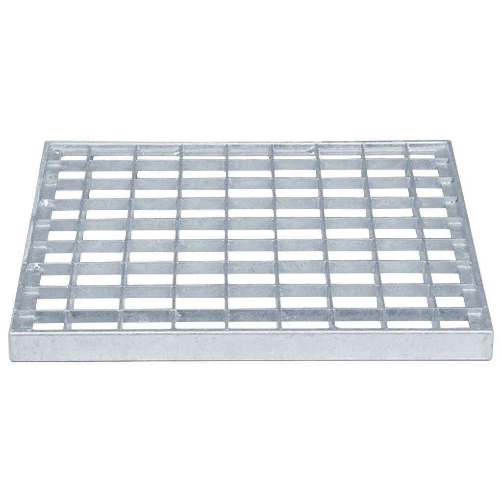 Grata Argento 30 x 30 x 2 cm Acciaio Zincato a Caldo 42018650