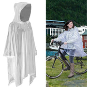 Trade Shop - Poncho Mantella Impermeabile Antipioggia Giacca Anti Pioggia Pvc Con Cappuccio -