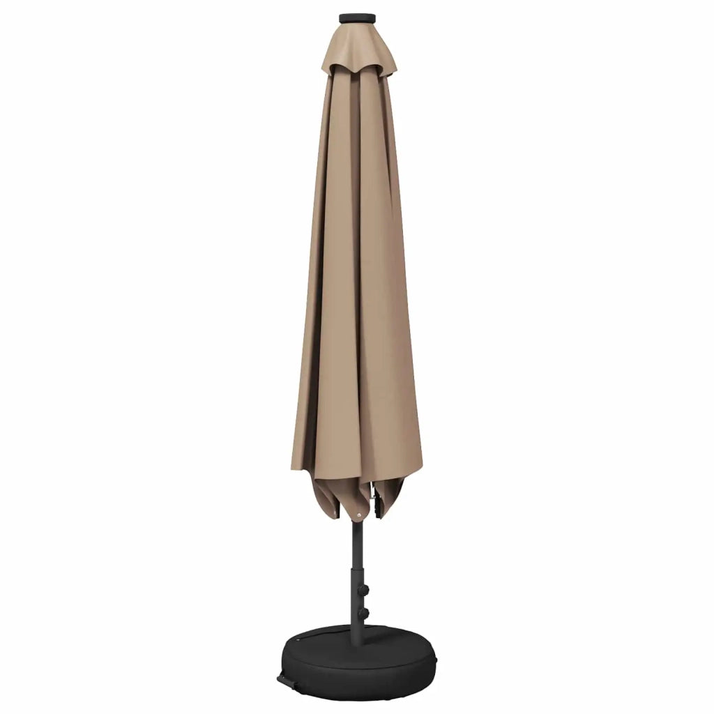 Parasol da Giardino con Luci LED 300 x 300 cm Poliestere 42036268