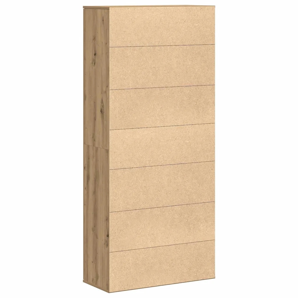Highboard rovere artigianale 80 x 35 x 180 cm Legno multistrato