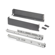 Cassetto esterno Simplex 25 kg, altezza 122 mm, profondità 440 mm, Acciaio, Verniciato bianco