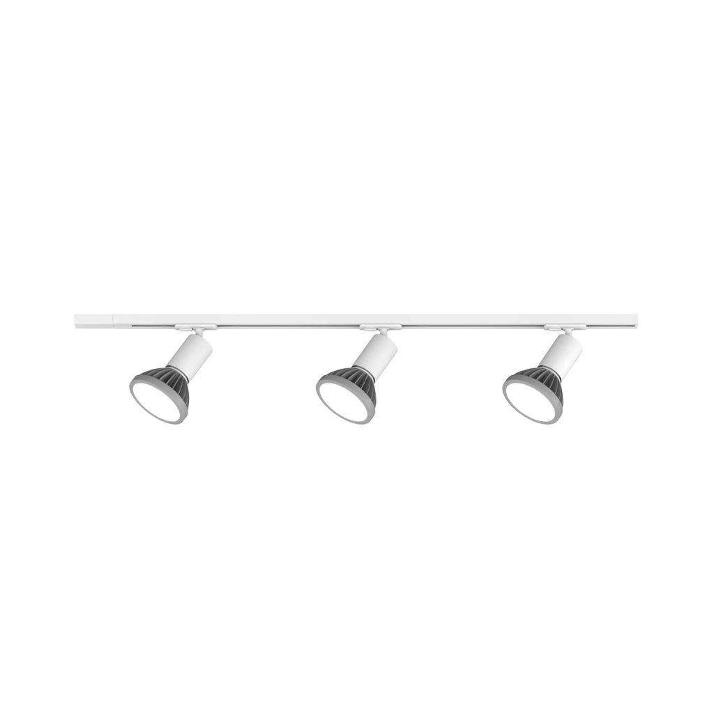 Kit Binario Moderno Mono Amos Kit Metallo Bianco 3 Luci E27