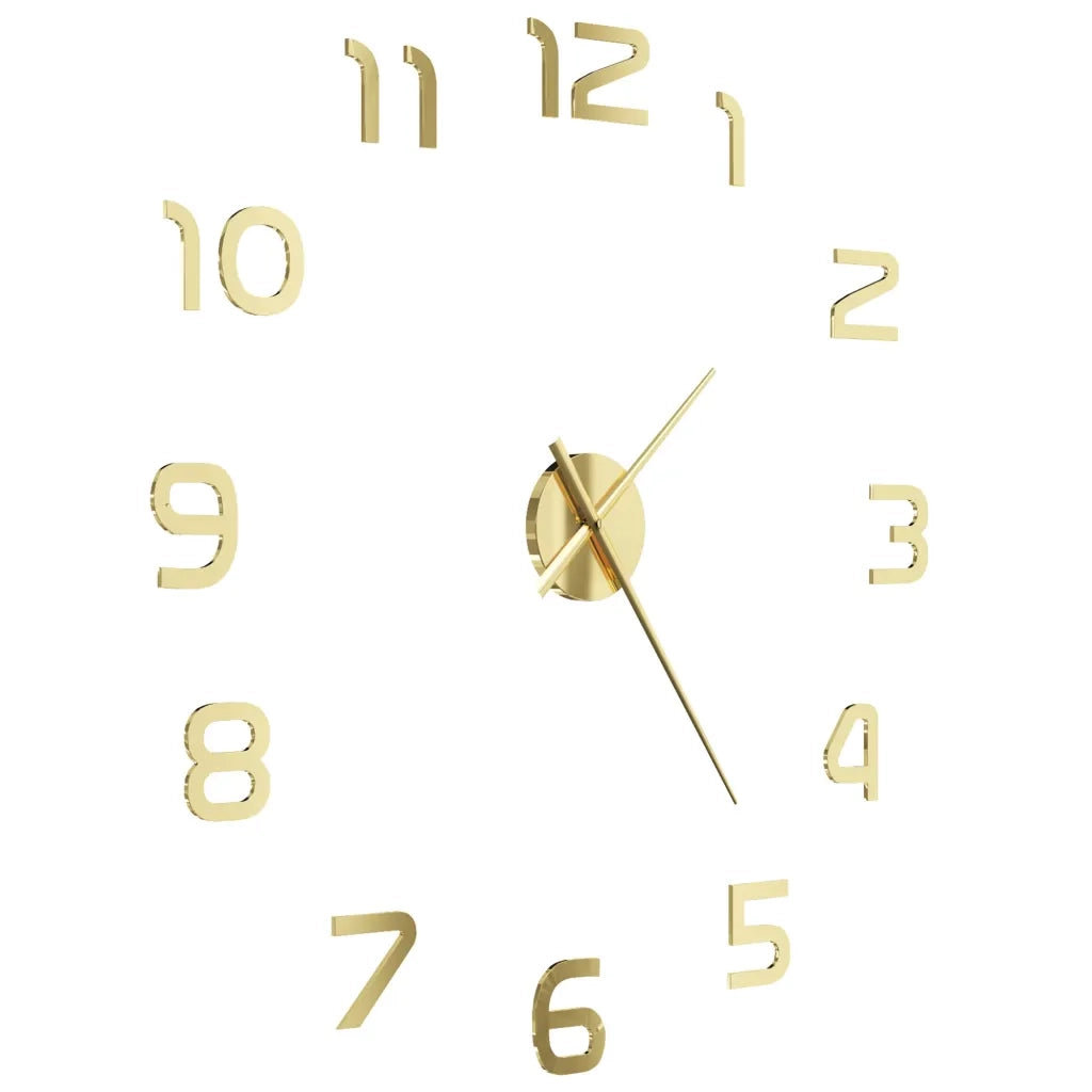 Orologio da Parete 3D in Stile Moderno 100cm XXL Oro 50640