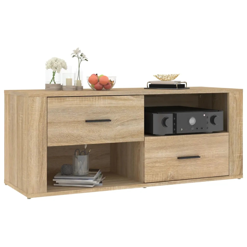 Mobile per TV Rovere Sonoma 100x35x40 cm Legno Multistrato 823102
