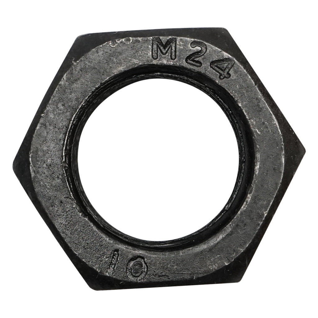Dado esagonale nero DIN 934 M24x2 G10 25 pz/conf