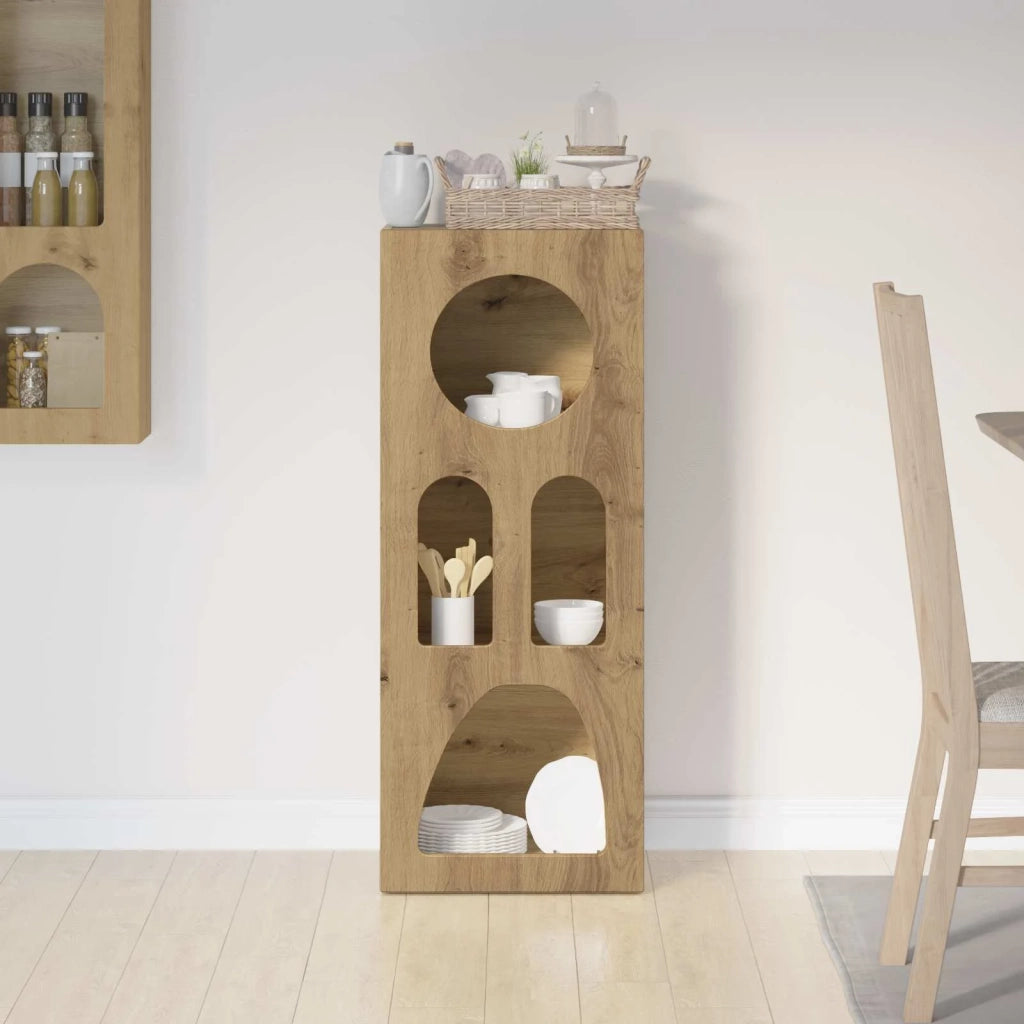 Credenza | Madia | Buffet da pranzo | Armadio da pranzo Rovere artigianale 40 x 35 x 100.5 cm