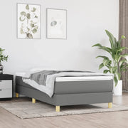 Struttura Letto a Rete a Molle Grigio Scuro 80x200 cm Tessuto 3120567