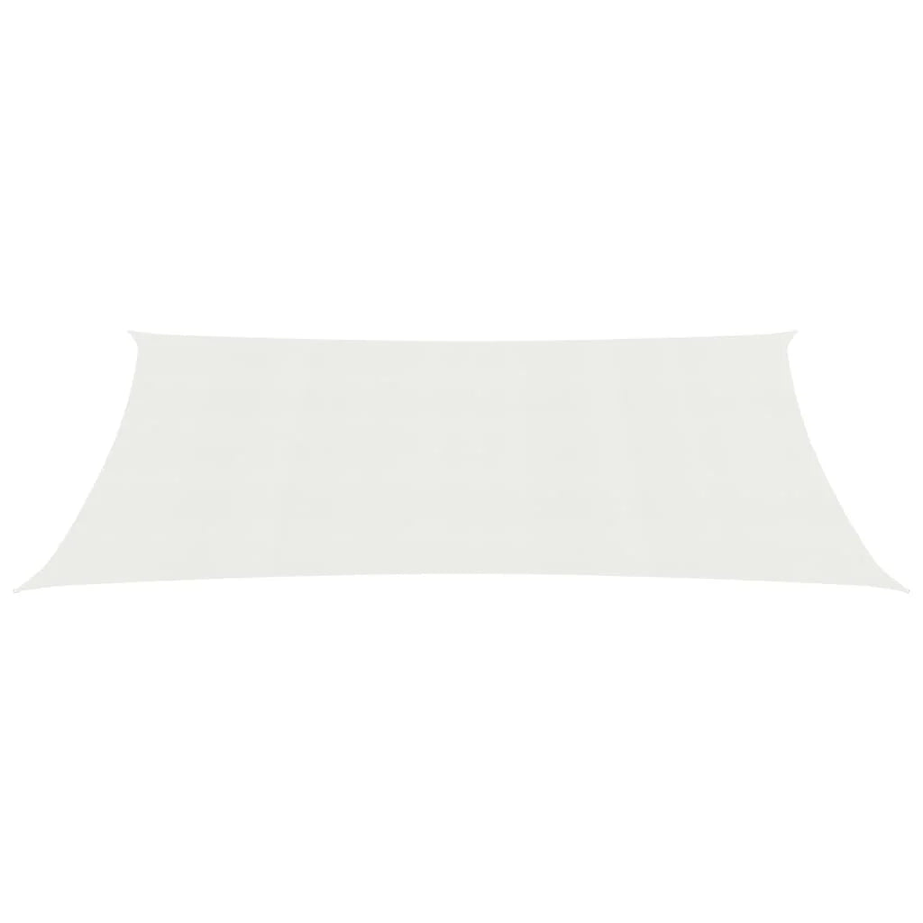 Vela ombreggiante/ombrellone 160 g/m² 3 x 4,5 m HDPE bianco 02_0009018
