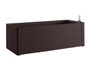 FIORIERA NATURAL DELUXE MOKA RETTANGOLARE- - cm.100x43x33h. -lt.90 -  STEFANPLAST