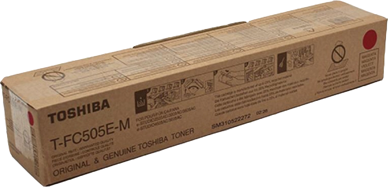 ORIGINAL Toshiba toner magenta T-FC505EM 6AJ00000143 ~33600 Seiten