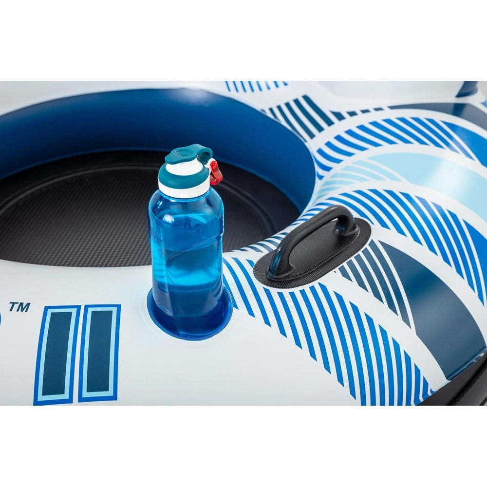Trade Shop - Salvagente Poltrona Gonfiabile Galleggiante Rapid Rider 2 Posti 251x132 Cm 43113 -