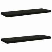 Cuscini per Panchina a 2 Pezzi VUGHT 2 pz 100% Poliestere Nero 951953
