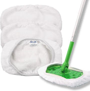Copricoppe di Mop in Cotone Riciclabili per Swiffer - Aggiornamento per Uso Bagnato e Secco - 3 Pezzi