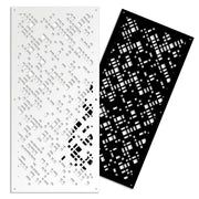 PIXEL - Pannello in PVC traforato - Parasole Colore: nero, Misura: 50x150 cm