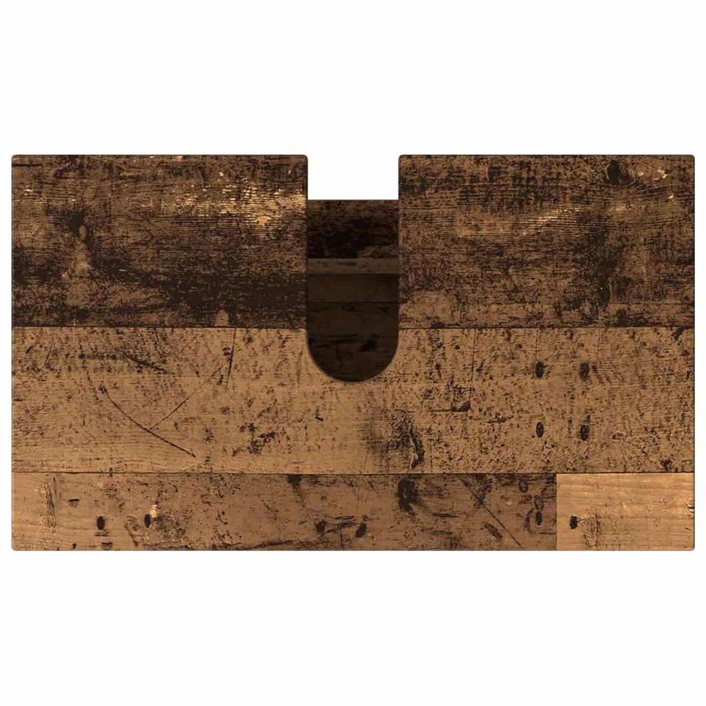 Mobiletto da bagno Legno antico 60 x 35 x 60 cm