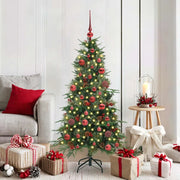 Albero di Natale Artificiale con Rami Pieghevoli Verde 150 cm