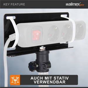 Walimex Supporto per binari a soffitto