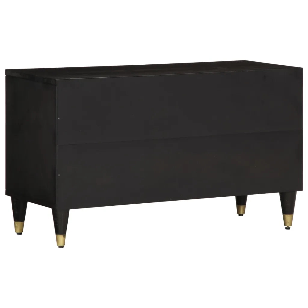 Mobile Porta TV 80x31,5x46 cm in Legno Massello di Mango 358335
