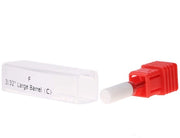 Kit per manicure/pedicure con 4 punte in ceramica - duraturo - manico in acciaio inossidabile - rimuove eelt - punte libere