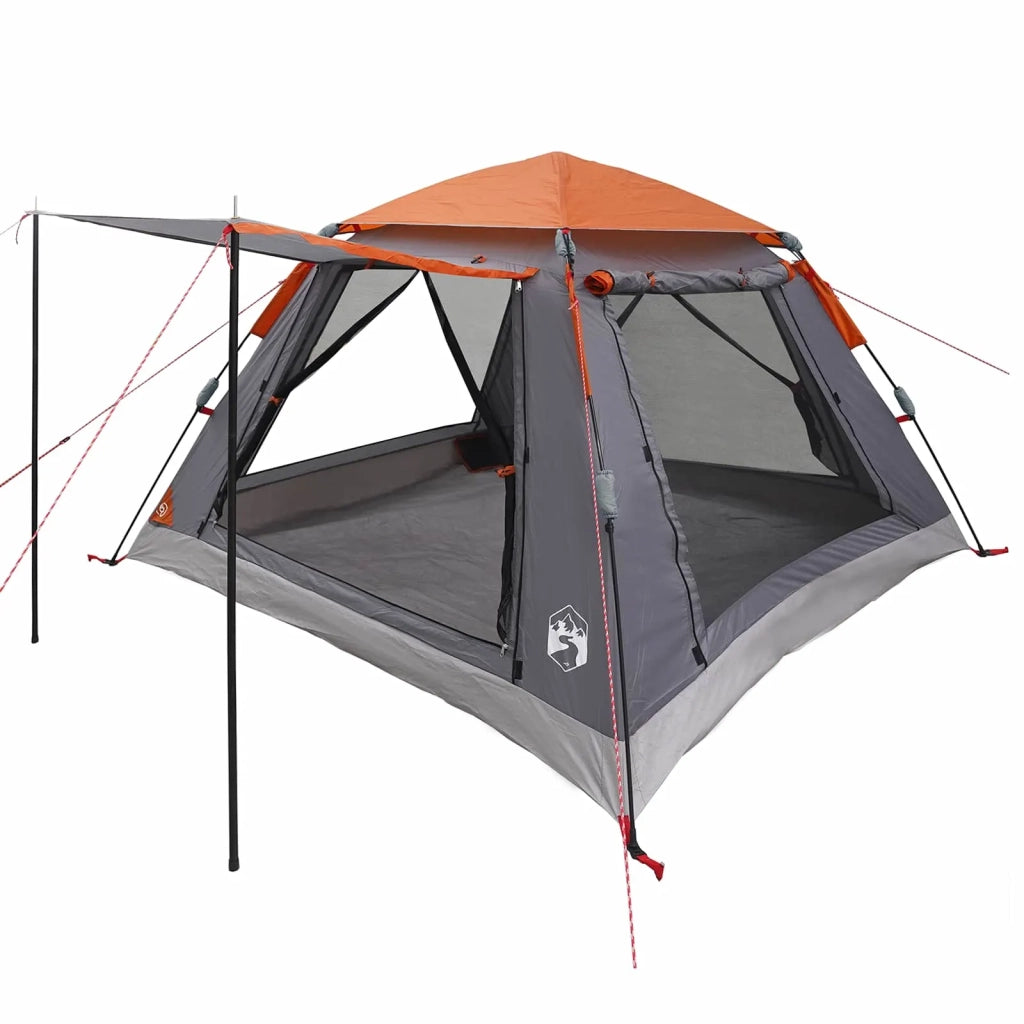 Tenda Istantanea con Catena per la Pioggia per 3 Persone con Rilascio Veloce-Tenda da campeggio 757102
