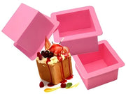 Silicone per modellare - 3 pezzi - Forma quadrata per dolci - Grande cubo - Lavorazione con resina - Strumenti per creare gioielli - Forma per dolci