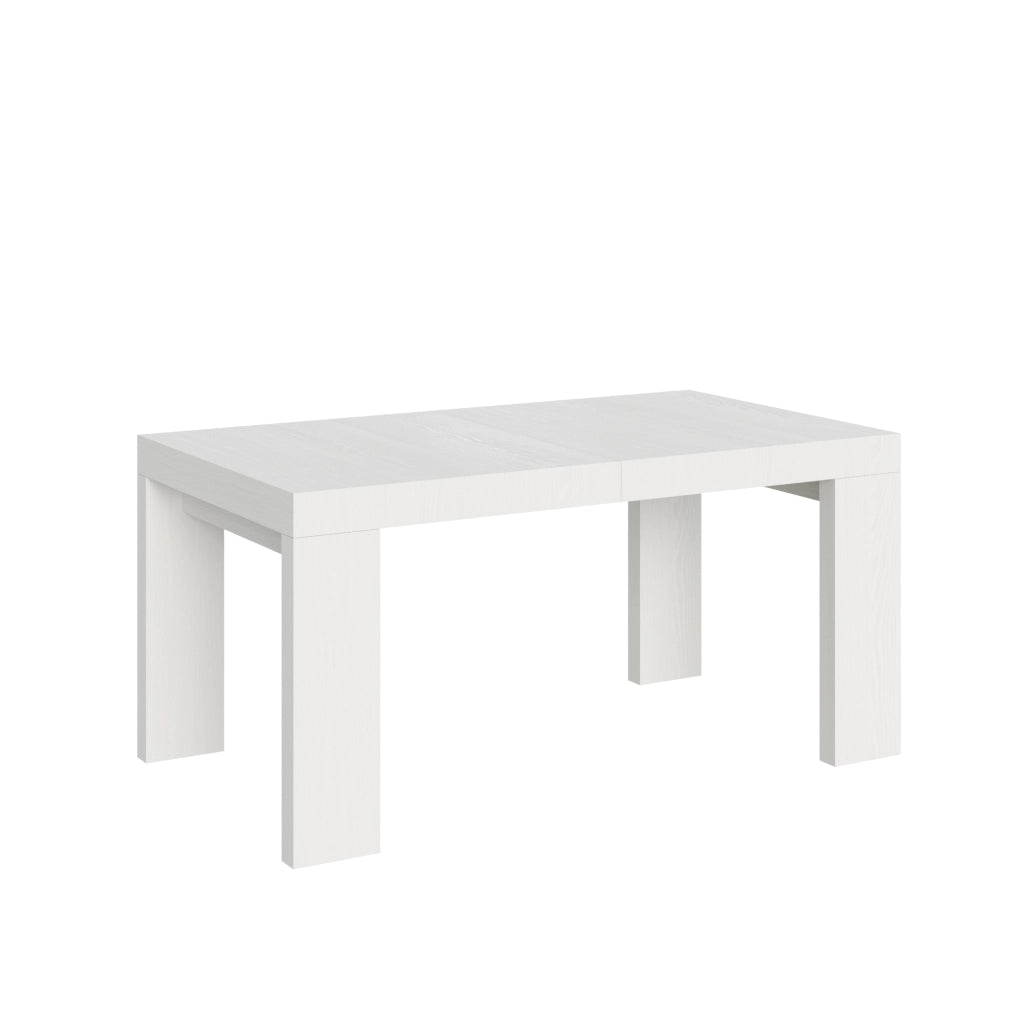 Tavolo allungabile 90x160/264 cm Roxel Bianco Frassino
