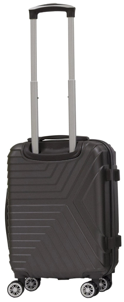 Trolley Valigia Bagaglio a Mano Rigida in ABS 4 Ruote TSA Ravizzoni Calipso Grigia