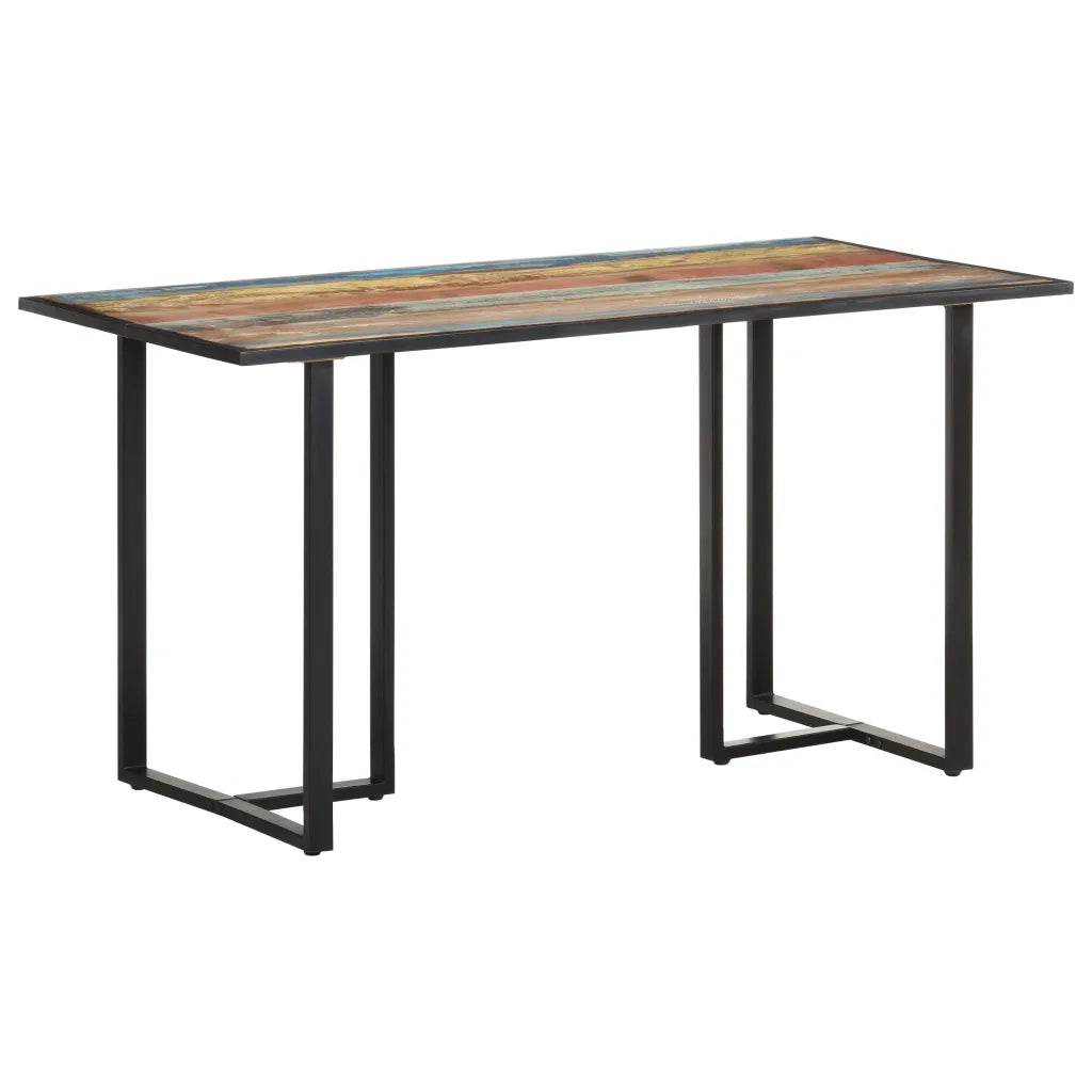 Tavolo da Pranzo 140 cm in Legno Massello di Recupero 320692