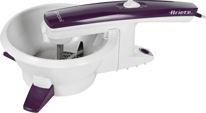Ariete 261 passì - passaverdure elettrico - 3 dischi acciaio inox - adattabile a qualsiasi recipiente - 25 watt - bianco e arancio - 261/00