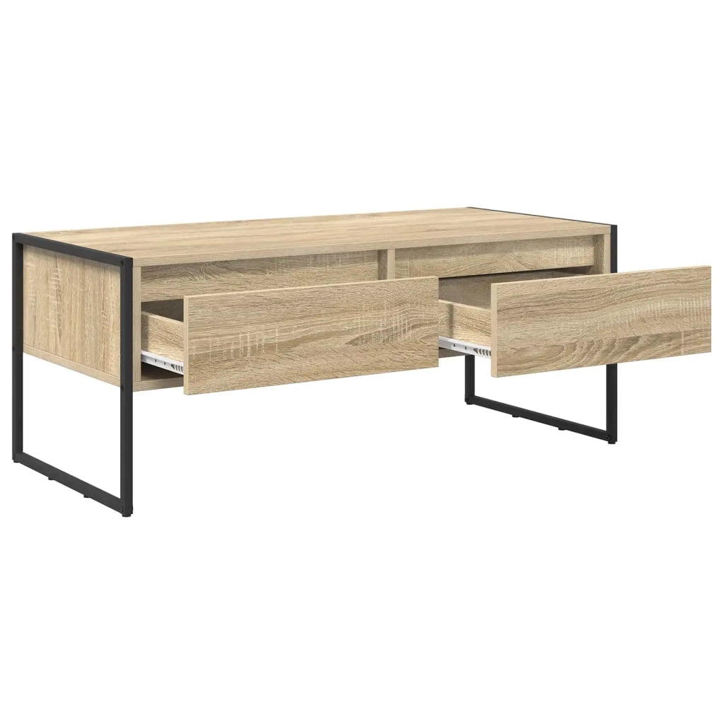 Tavolino da salotto Sonoma 100 x 46 x 40 cm Legno multistrato 886445