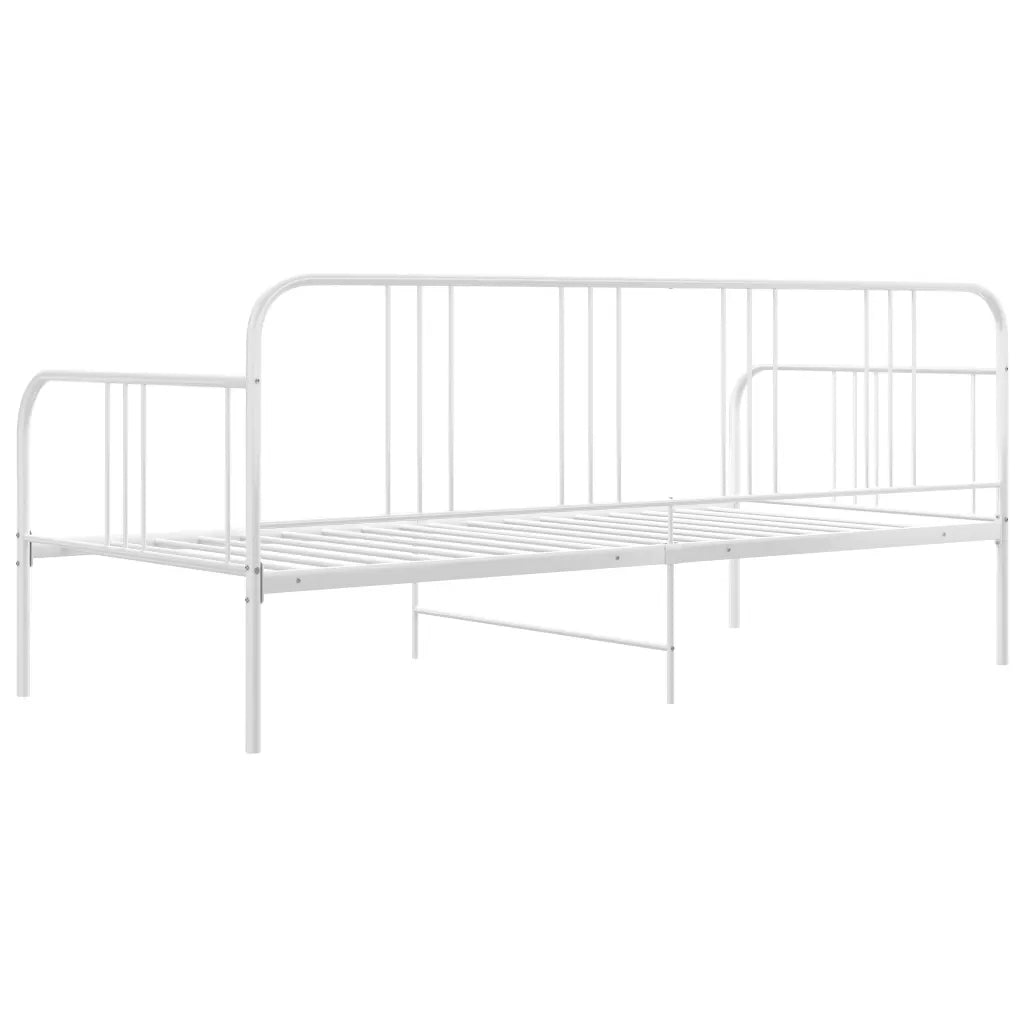 Divano Letto Bianco in Metallo 90x200 cm
