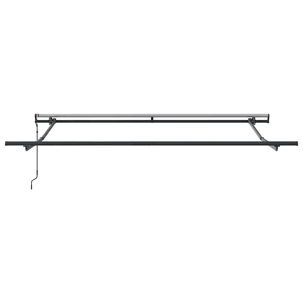 vidaXL Tenda da Sole Retrattile Automatica Bordò 300x250 cm