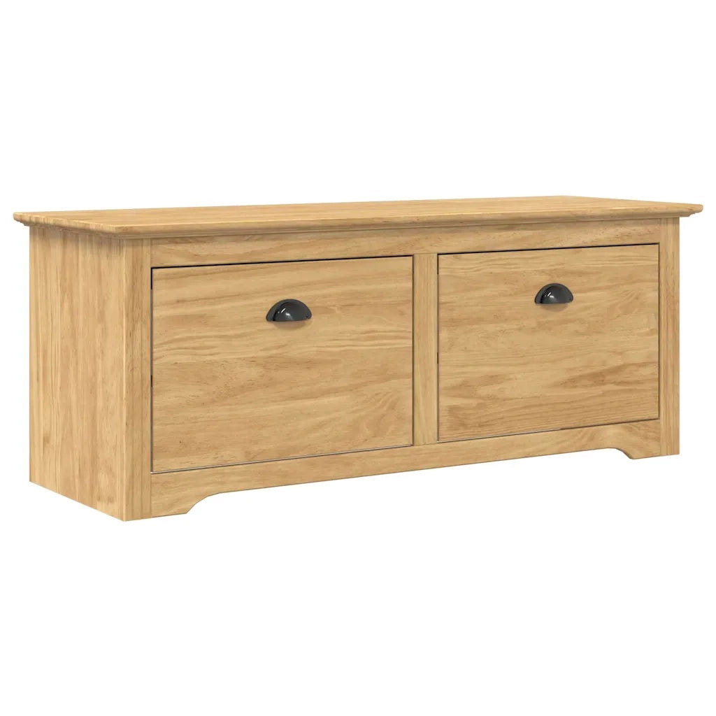 Panchina per corridoio BODO Marrone miele 118 x 40 x 50 cm 42023475