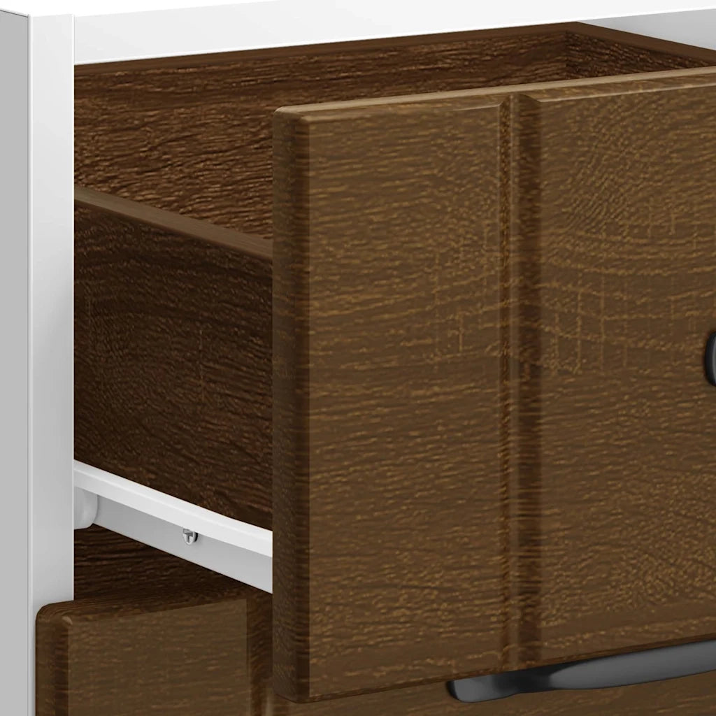 Base da Cucina Lucca Rovere Marrone in Legno Multistrato