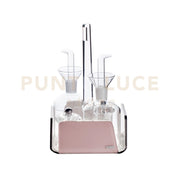 MENAGE CESTINO SET DA TAVOLA ORGANIZER LIKE WATER IN CRISTALLO ACRILICO ROSA CIPRIA