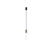 Lampada a sospensione Nowodvorski Cylinder 7867 ottone vetro