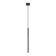 Lampada a sospensione cemento grigio Velino Pure Lume G9 8W